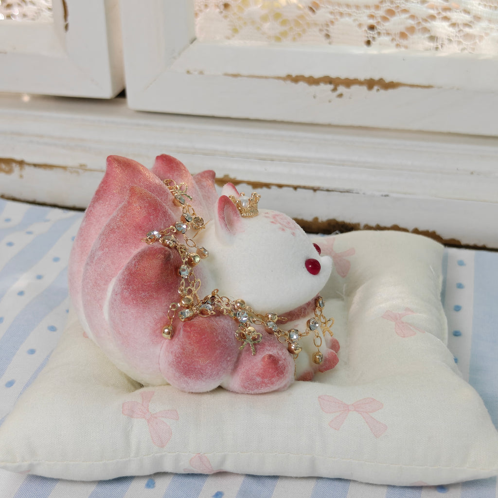 Nine‑tailed Fox Squishy Ancient Chinese Myth Fidget Stress Relief Toy red