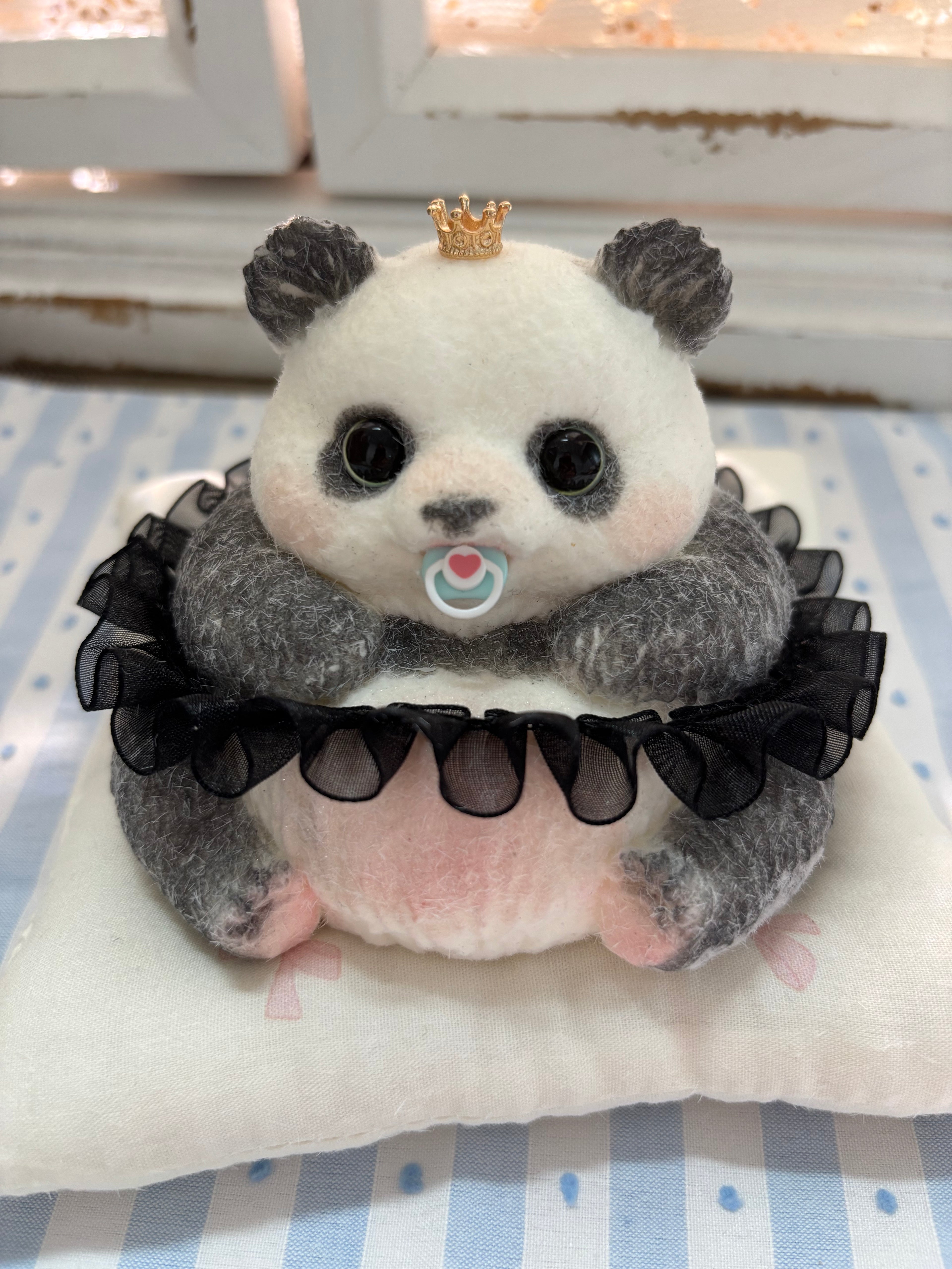 Hand‑Painted  Big Panda Squishy Toy