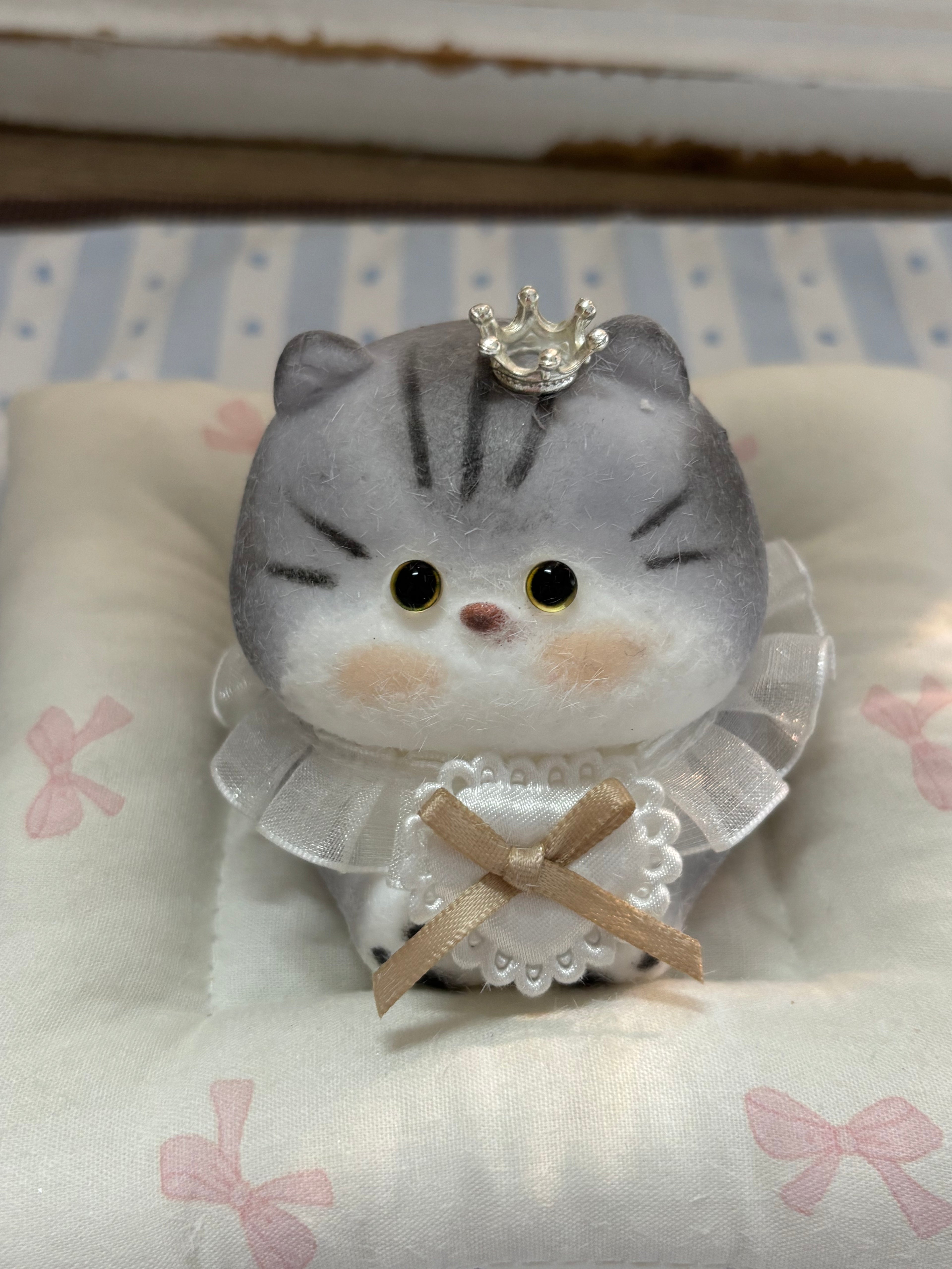 Hand‑Painted Tabby Cat Silicone Squishy